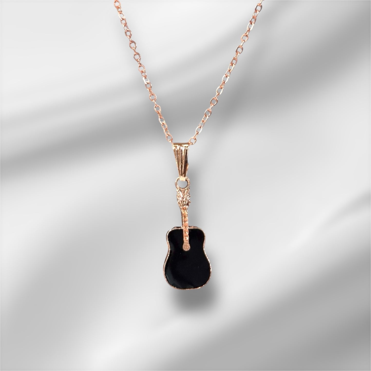 Music Lover's Minimalist Guitar Pendant