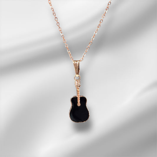 Music Lover's Minimalist Guitar Pendant