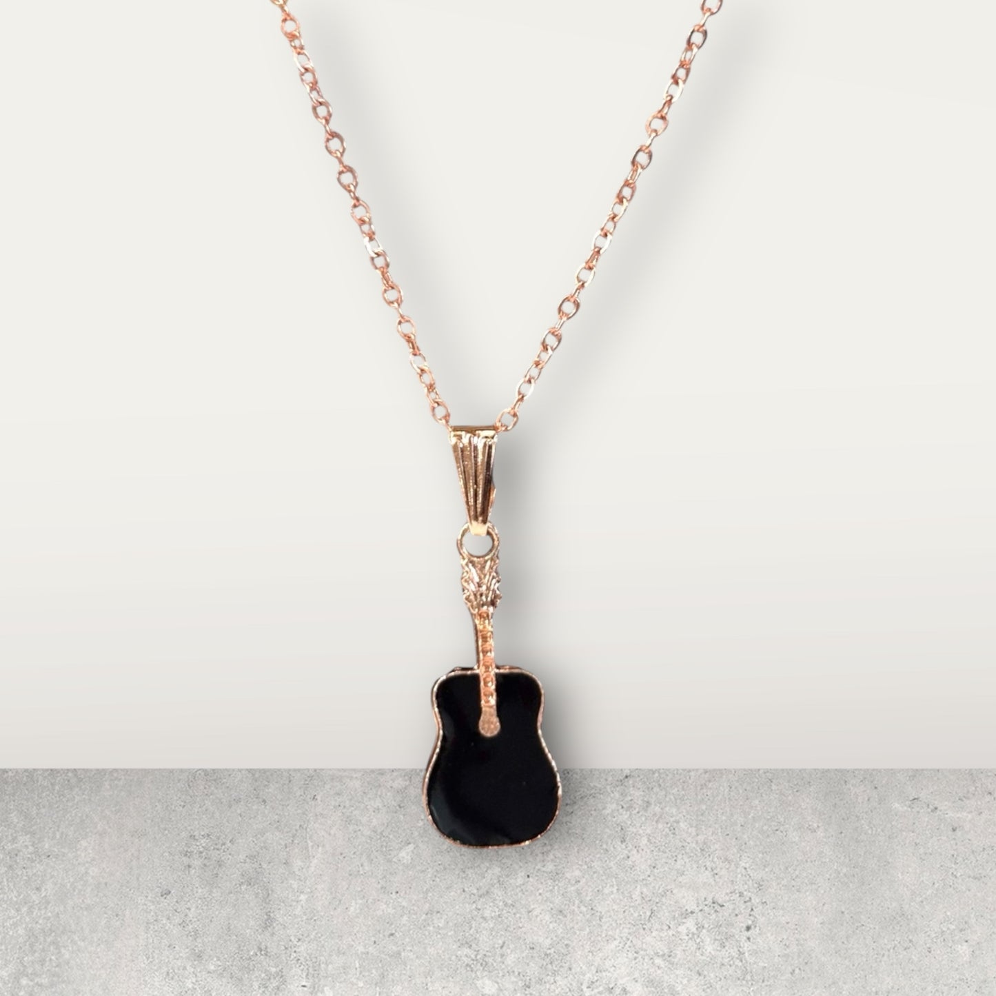 Music Lover's Minimalist Guitar Pendant
