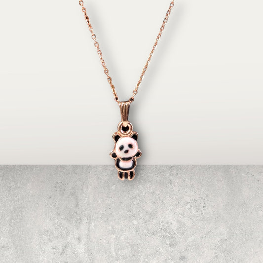 Cute Panda Charm Pendant Necklace