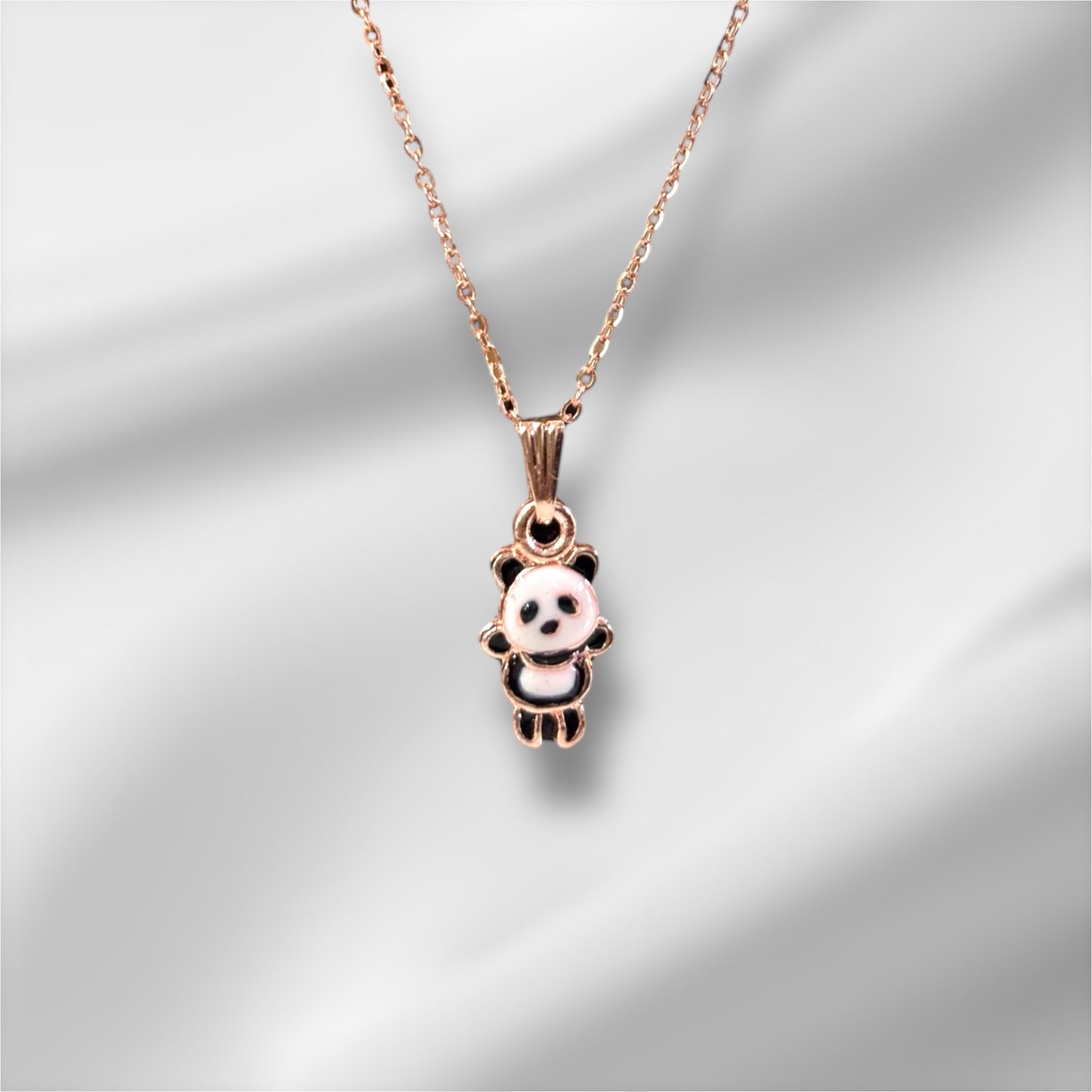 Cute Panda Charm Pendant Necklace